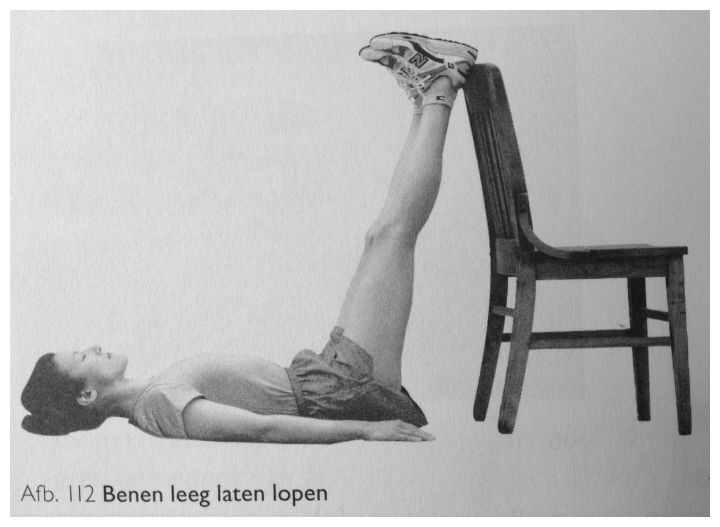 Oefening ChiRunning benen leeg laten lopen