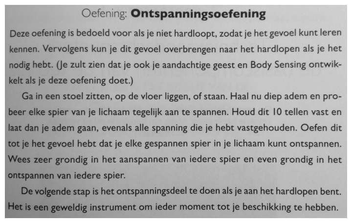 ChiRunning ontspanningsoefening